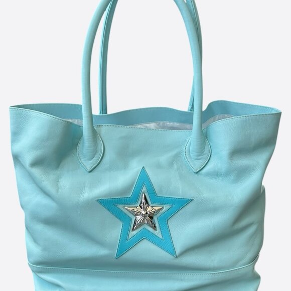 Chrome Hearts Blue Star Patch Tote Bag - Picture 1 of 6